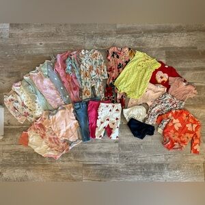Baby Girl 3-6 Months Clothes Bundle- 20+ Pieces (List in Description)